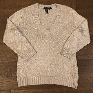 Ralph Lauren V-Neck Knit Sweater Pre-owned - pre-owned Ralph Lauren UK