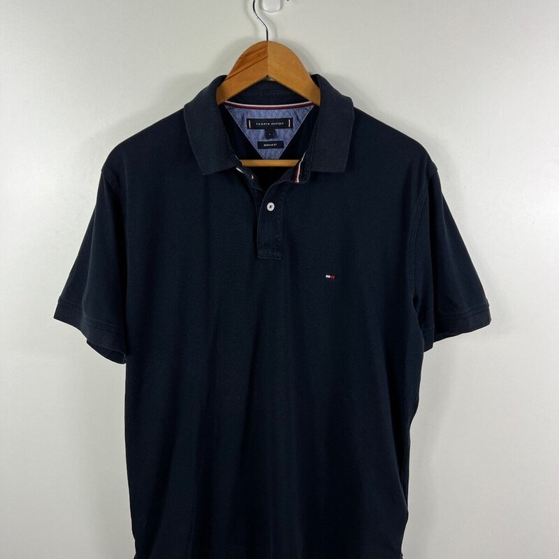 Tommy Hilfiger Flag Logo Polo Used UK - pre-owned Tommy Hilfiger UK
